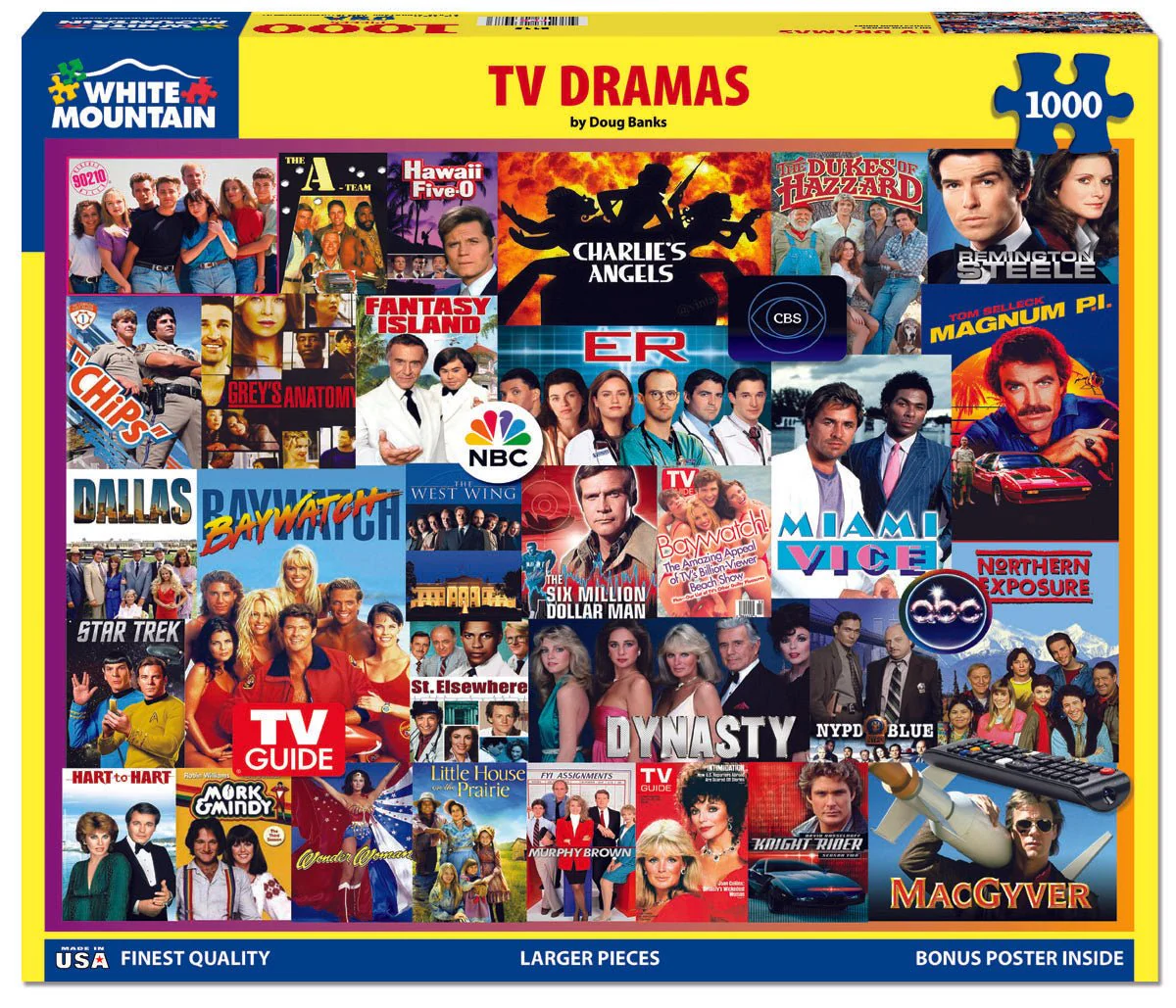TV Dramas (2115pz) - 1000 Piece Jigsaw Puzzle - Image 2