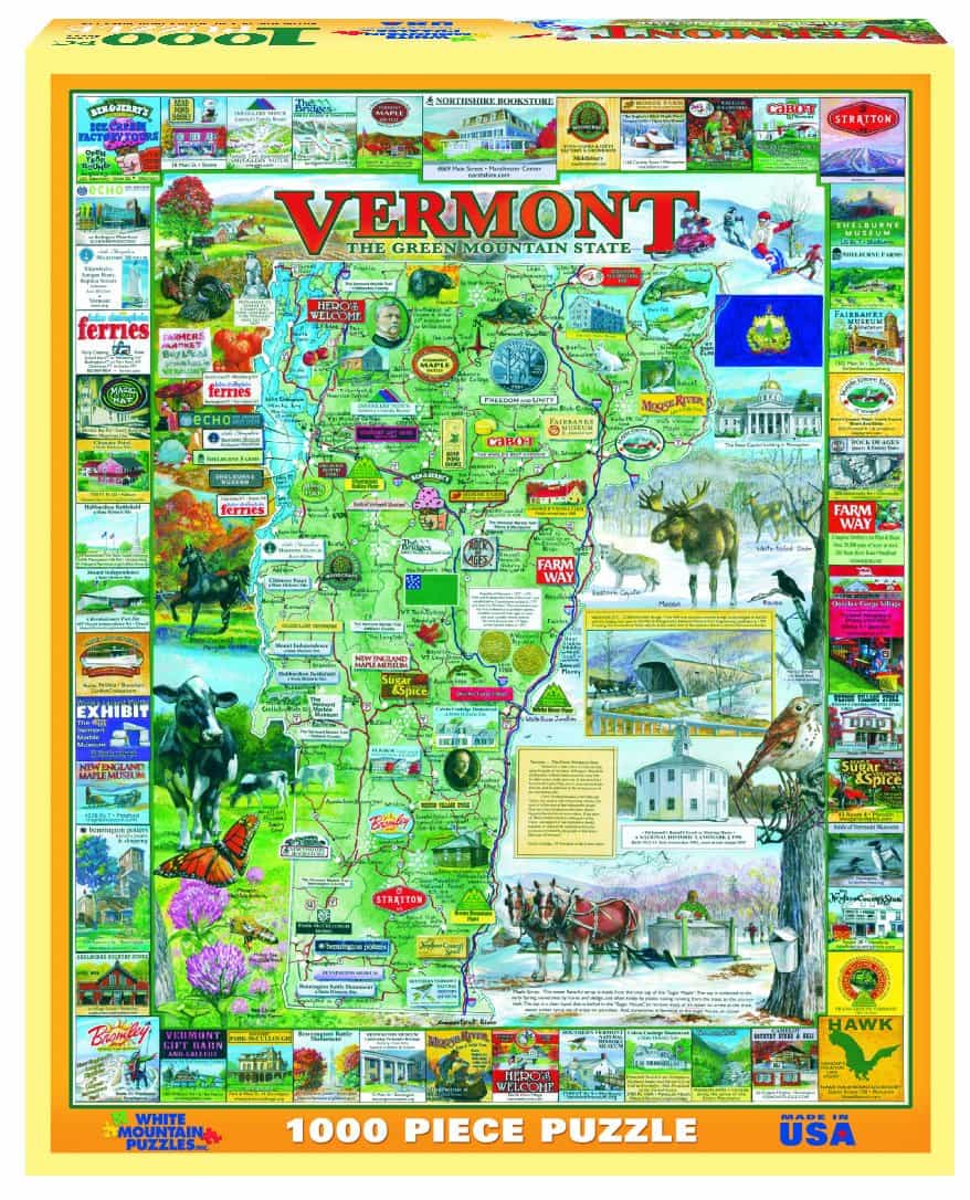 Vermont (655pz) - 1000 Piece Jigsaw Puzzle - Image 2