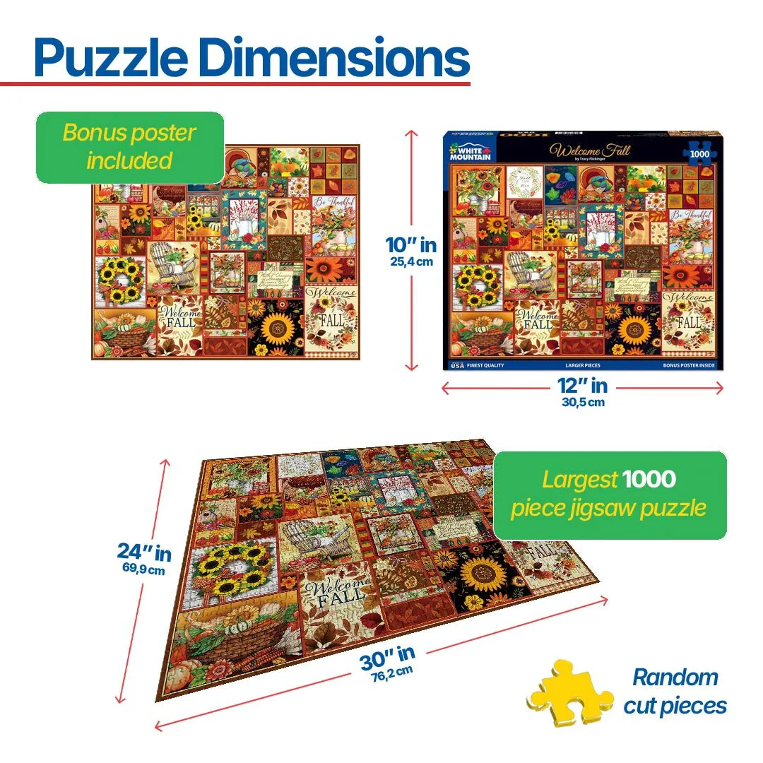 Welcome Fall (1927pz) - 1000 Piece Jigsaw Puzzle - Image 3