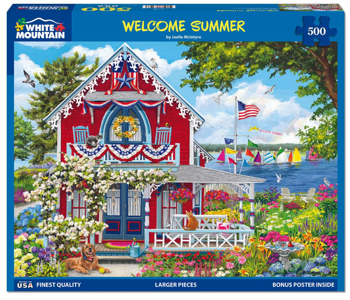 Welcome Summer (2198pz) - 500 Piece Jigsaw Puzzle - Image 2