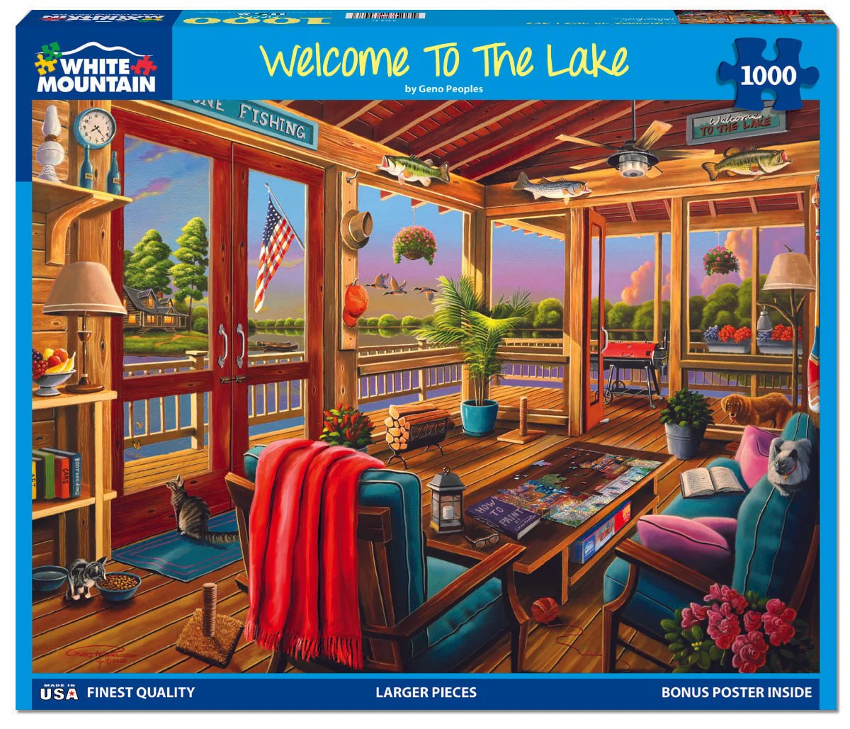 Welcome To The Lake (1859pz) - 1000 Piece Jigsaw Puzzle - Image 2