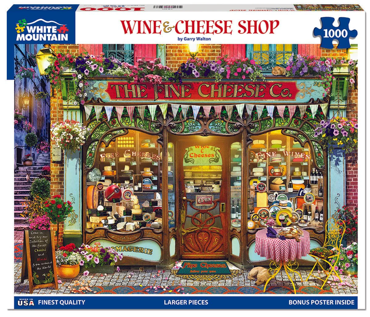 Wine & Cheese Shop (1830pz) - 1000 Piece Jigsaw Puzzle - Image 2
