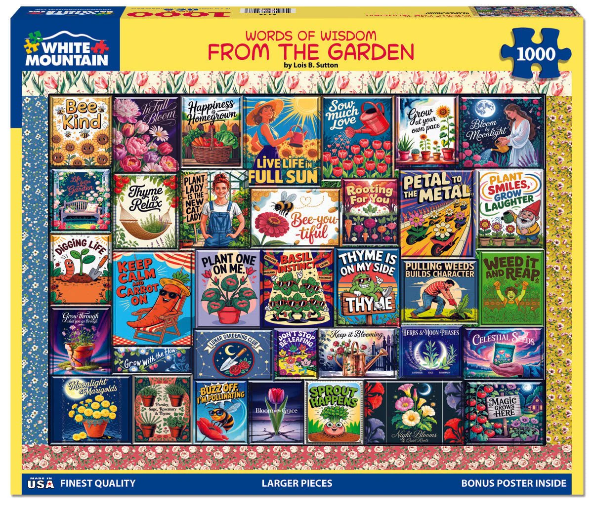 Wisdom From The Garden (2140pz) - 1000 Piece Jigsaw Puzzle - Image 2