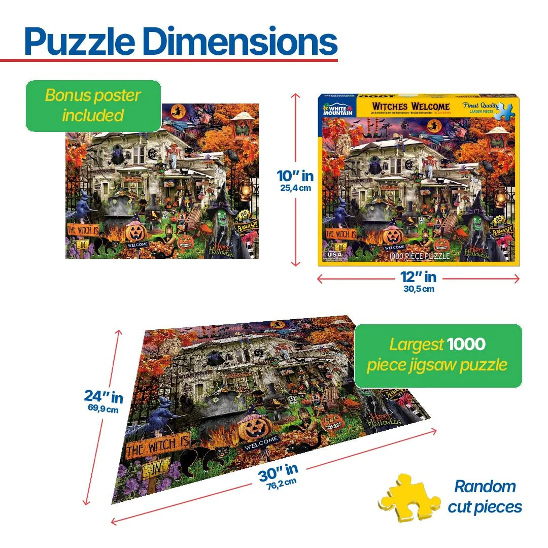 Witches Welcome (1705pz) - 1000 Piece Jigsaw Puzzle - Image 3